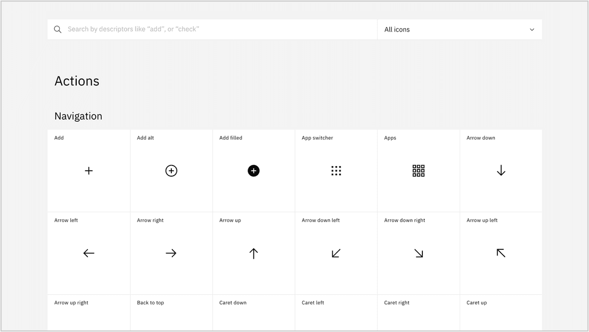 link to UI icon library